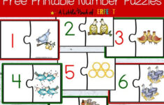12 Days Of Christmas Free Printable Math Number Puzzles - A Little | Twelve Days of Christmas Worksheets Math