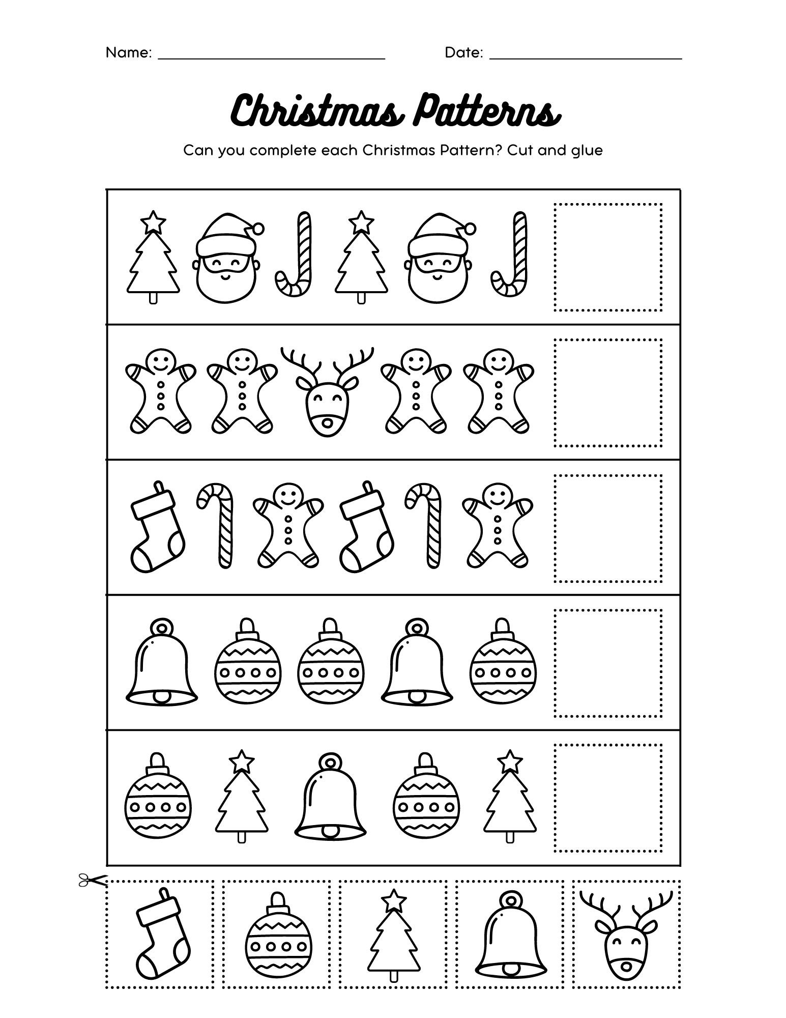 40 Free Christmas Printables &amp;amp; Activity Sheets For Kids | Free Printable Christmas Worksheets For Kindergarten