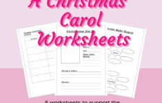 A Christmas Carol Free Worksheets A Christmas Carol Free Worksheets