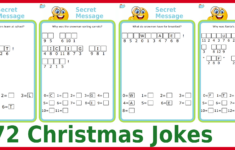 Christmas Hidden Message Worksheets