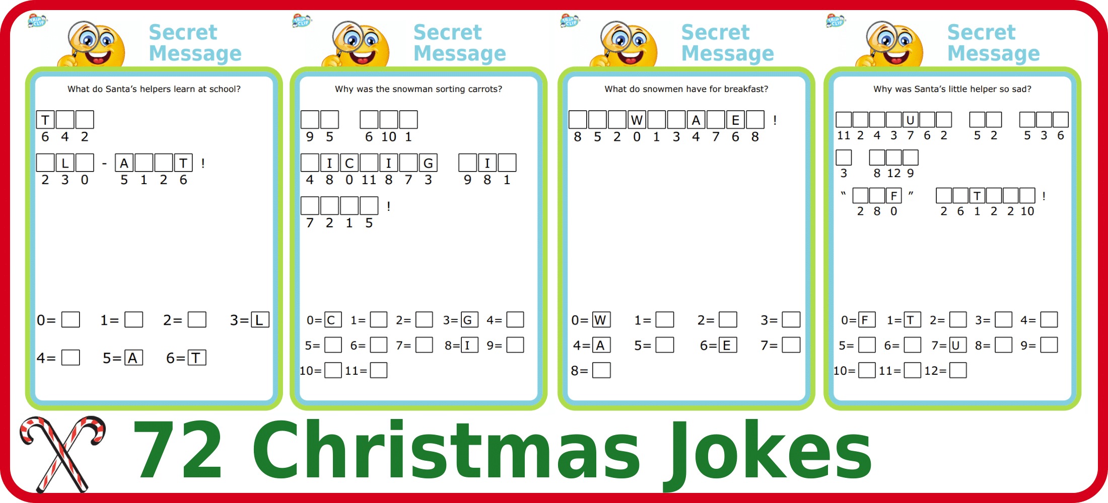 72 christmas themed secret message jokes and riddles the trip christmas hidden message worksheets 72 Christmas-Themed Secret Message Jokes And Riddles – The Trip | Christmas Hidden Message Worksheets