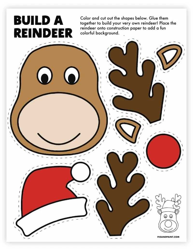 8 free printable christmas themed cut and paste projects pjs and preschool christmas cutting worksheets 8 Free Printable Christmas Themed Cut And Paste Projects - Pjs And | Preschool Christmas Cutting Worksheets