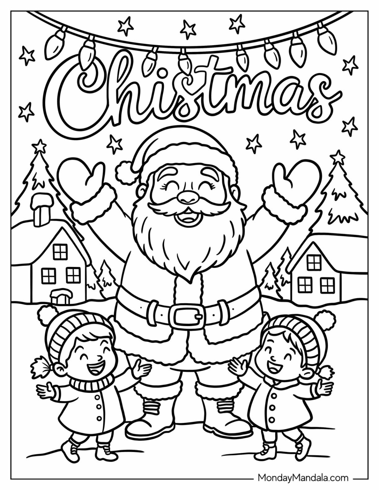 94 santa coloring pages free pdf printables merry christmas coloring worksheets 94 Santa Coloring Pages (Free Pdf Printables) | Merry Christmas Coloring Worksheets