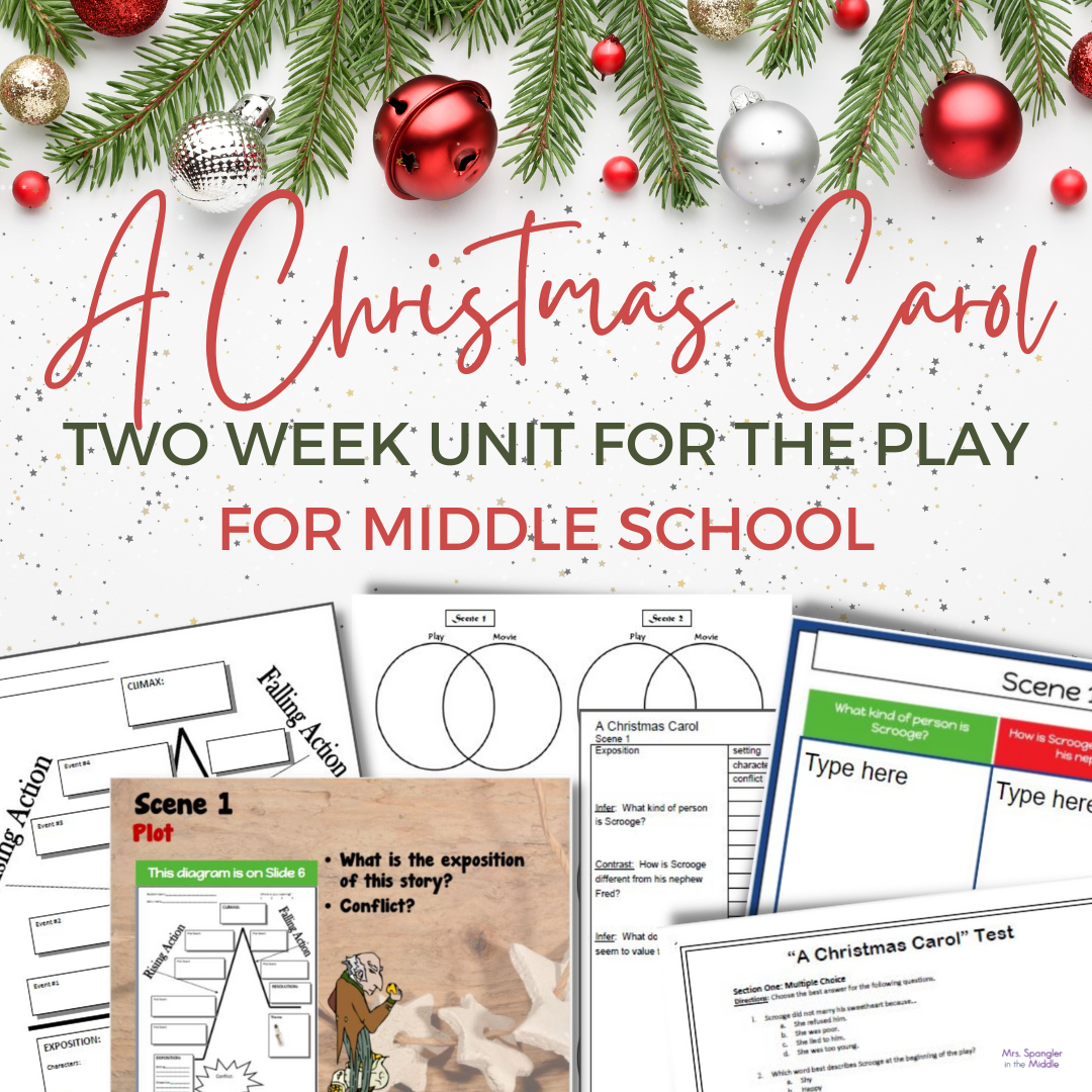 A Christmas Carol Activities Worksheets For The Play Version | A Christmas Carol Activities And Worksheets