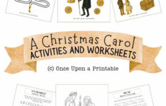 A Christmas Carol Worksheets (Free Printables) – Once Upon A Printable | A Christmas Carol Literary Devices Worksheets