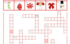 Christmas Crossword Worksheets