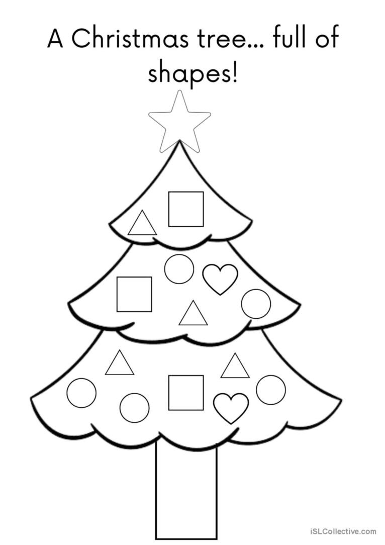 a christmas tree full of shapes pict english esl worksheets pdf christmas tree shapes worksheets A Christmas Tree Full Of Shapes Pict…: English Esl Worksheets Pdf | Christmas Tree Shapes Worksheets