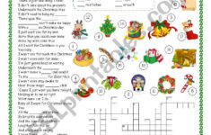 All I Want For Christmas Is You - Song - Esl Worksheetsilvia.patti | All I Want For Christmas Is You Worksheets