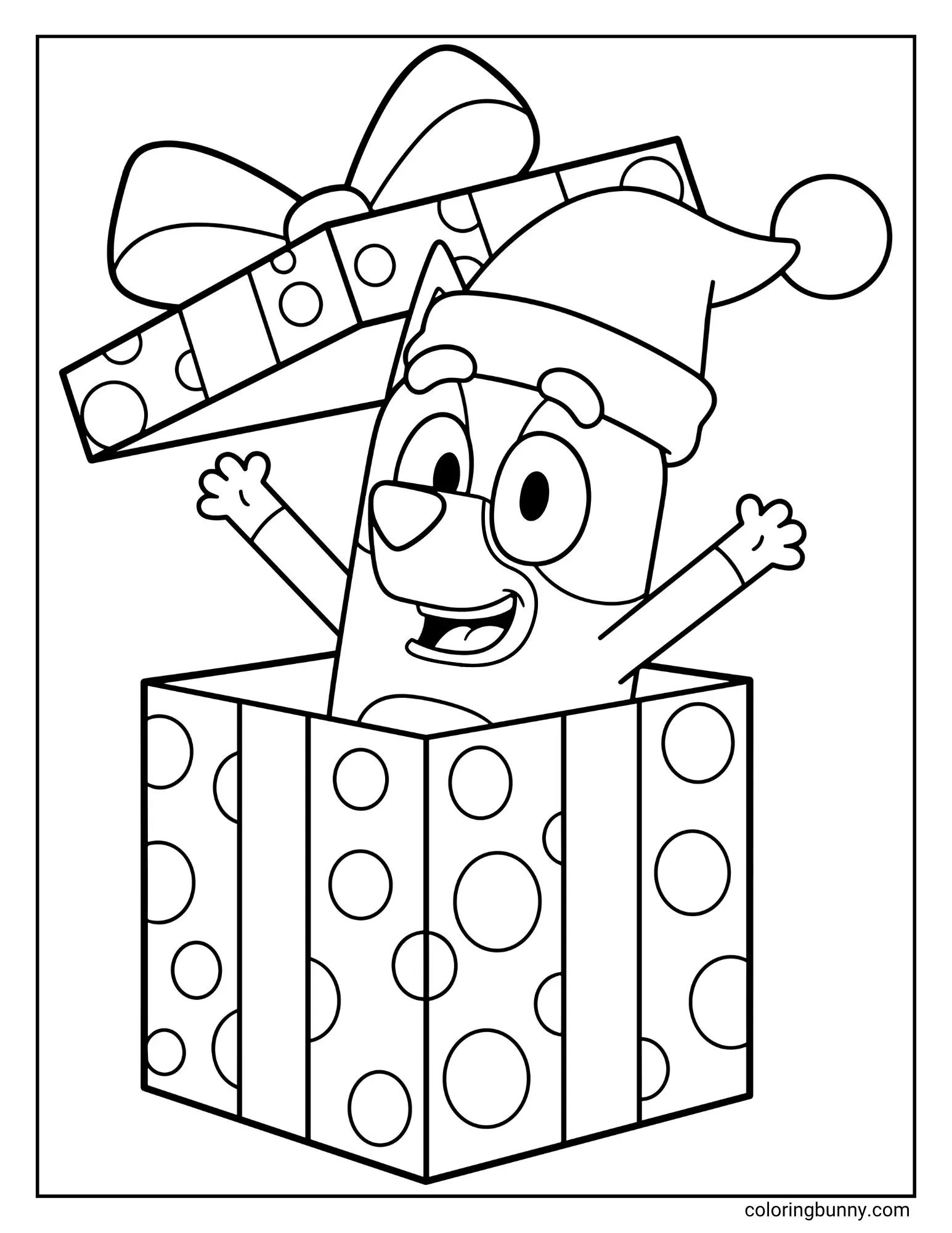 Bluey Christmas Coloring Pages (22 Free Printable Pdfs) | Christmas Coloring Worksheets
