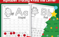 Christmas Alphabet Worksheets Kindergarten