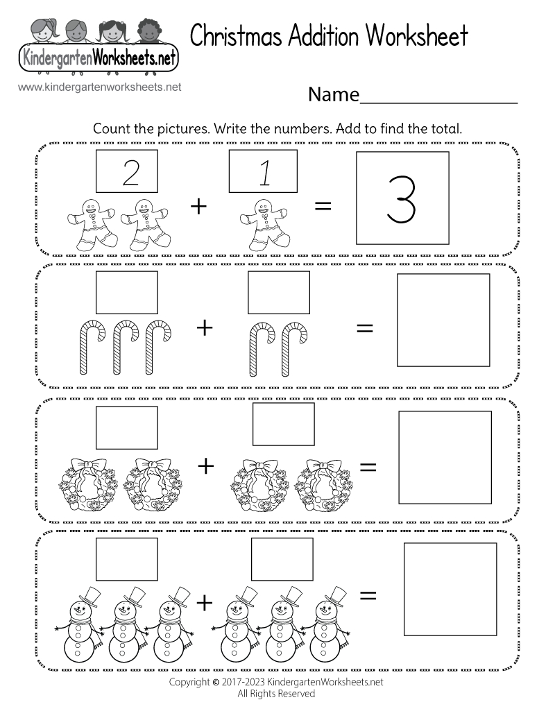 christmas addition worksheet free printable digital pdf math christmas worksheets for kindergarten Christmas Addition Worksheet - Free Printable, Digital, & Pdf | Math Christmas Worksheets For Kindergarten