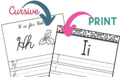 Christmas Alphabet Handwriting Worksheets - Mama Teaches | Christmas Cursive Handwriting Worksheets