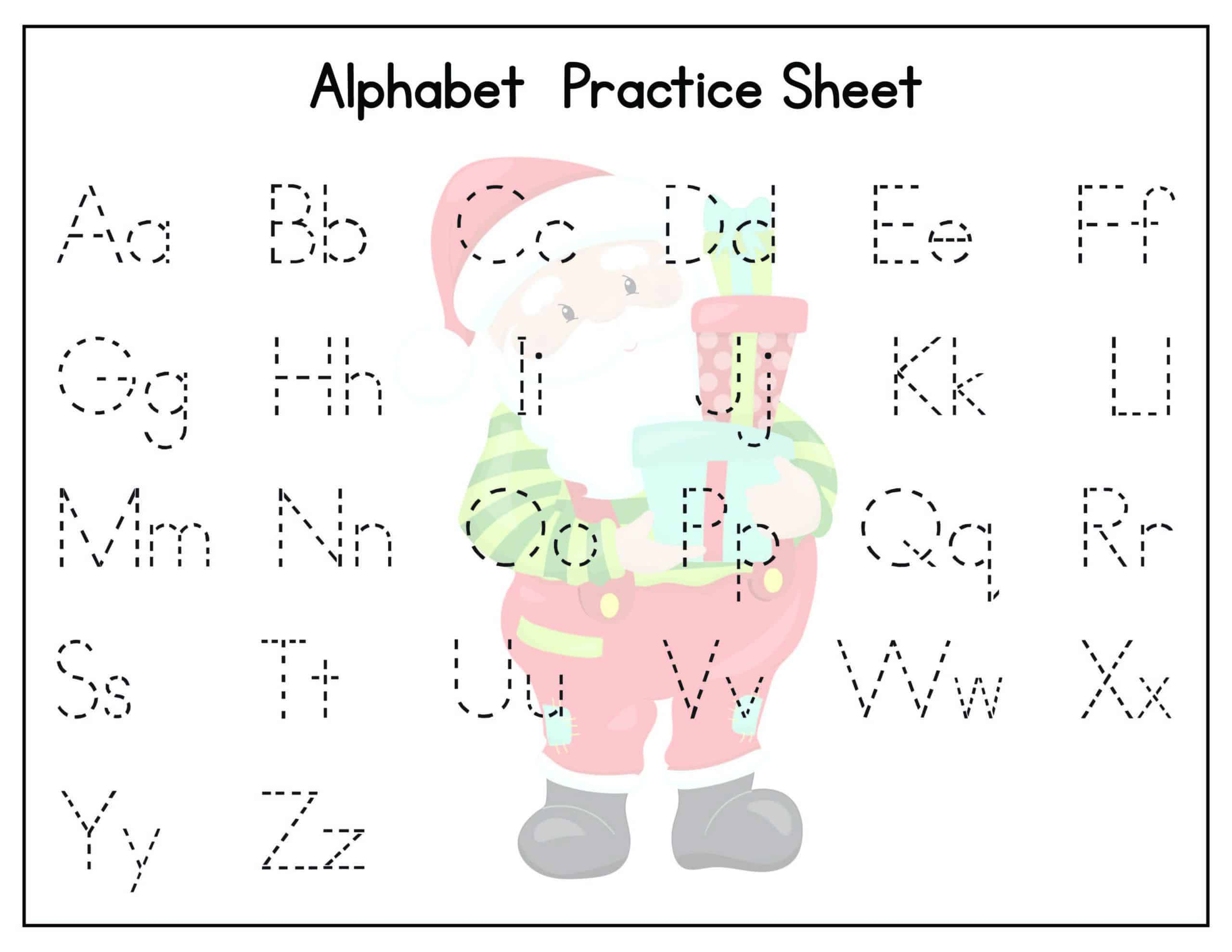 christmas alphabet tracing worksheets kids activity zone christmas alphabet worksheets for kindergarten Christmas Alphabet Tracing Worksheets - Kids Activity Zone | Christmas Alphabet Worksheets For Kindergarten