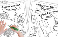 Christmas Around The World Book [Bonus Coloring Pages | Free Printable Christmas Around The World Worksheets