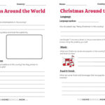 Christmas Around The World For Kids (With Printable) | Christmas Customs Around The World Worksheets