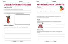 Christmas in Different Countries Worksheets Christmas in Different Countries Worksheets