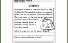 Christmas Around The World Social Studies Reading Comprehension K | Christmas Social Studies Worksheets