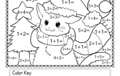 Christmas Coloraddition Worksheet - Free Printable, Digital, &amp; Pdf | Color by Number Addition Christmas Worksheets Free