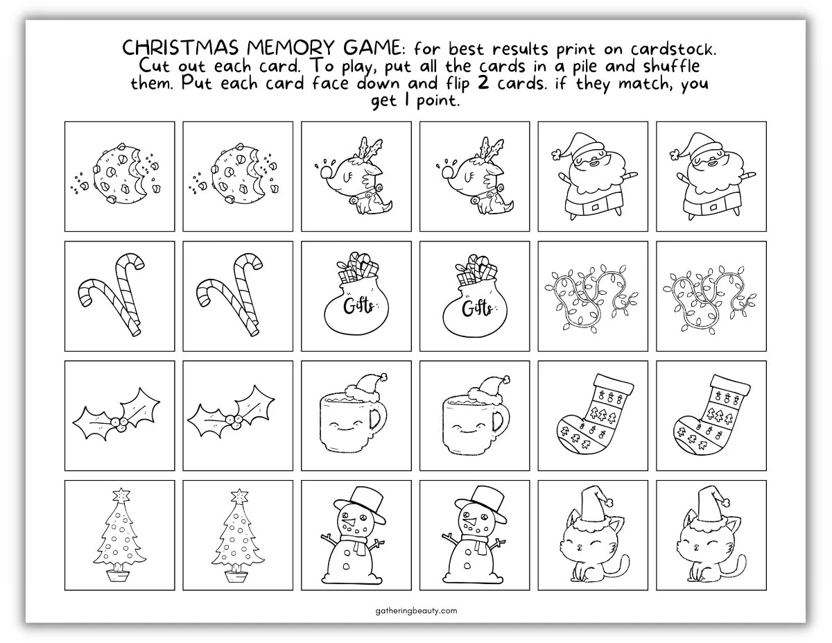 Christmas Coloring Activities For Kids - Free Printable | A Christmas Memory Worksheets Answers