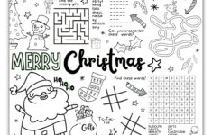 Kindergarten Christmas Coloring Worksheets Kindergarten Christmas Coloring Worksheets