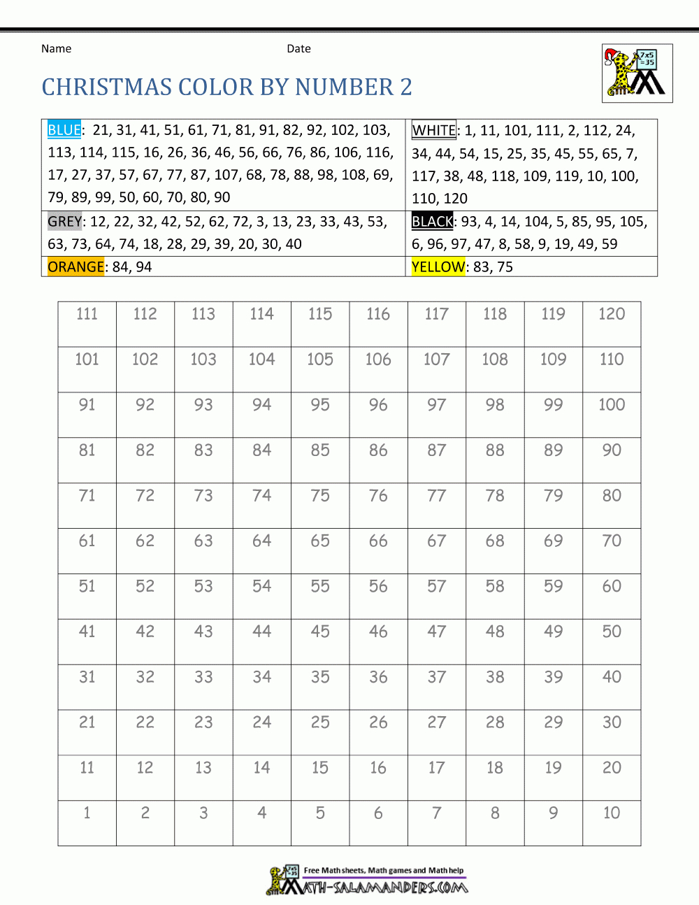 christmas colornumber sheets for kids christmas colour by numbers maths worksheets Christmas Colornumber Sheets For Kids | Christmas Colour by Numbers Maths Worksheets