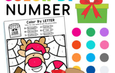 Christmas Colornumber – Superstar Worksheets | Christmas Math Coloring Worksheets