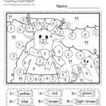 Christmas Colornumber Worksheet – Free Printable, Digital, & Pdf | Christmas Number Tracing Worksheets
