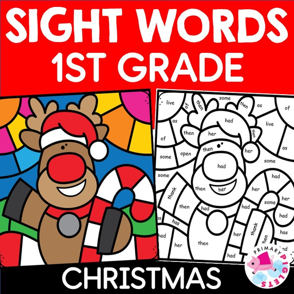 christmas colorsight words first grade madeteachers christmas color by word worksheets Christmas Colorsight Words First Grade | Madeteachers | Christmas Color By Word Worksheets