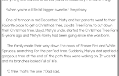 Christmas Comprehension Worksheets Free Christmas Comprehension Worksheets Free