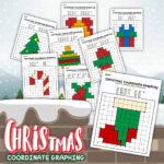 Christmas Coordinate Graphing Worksheets, Free! | Ugly Christmas Sweater Plotting Grid Worksheets