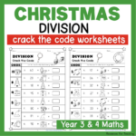Christmas Crack The Code: Division Worksheets | Resources For | Christmas Math Worksheets Division