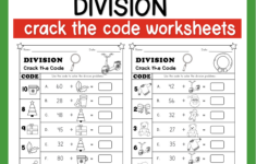 Christmas Crack The Code: Division Worksheets | Resources For | Christmas Math Worksheets Division
