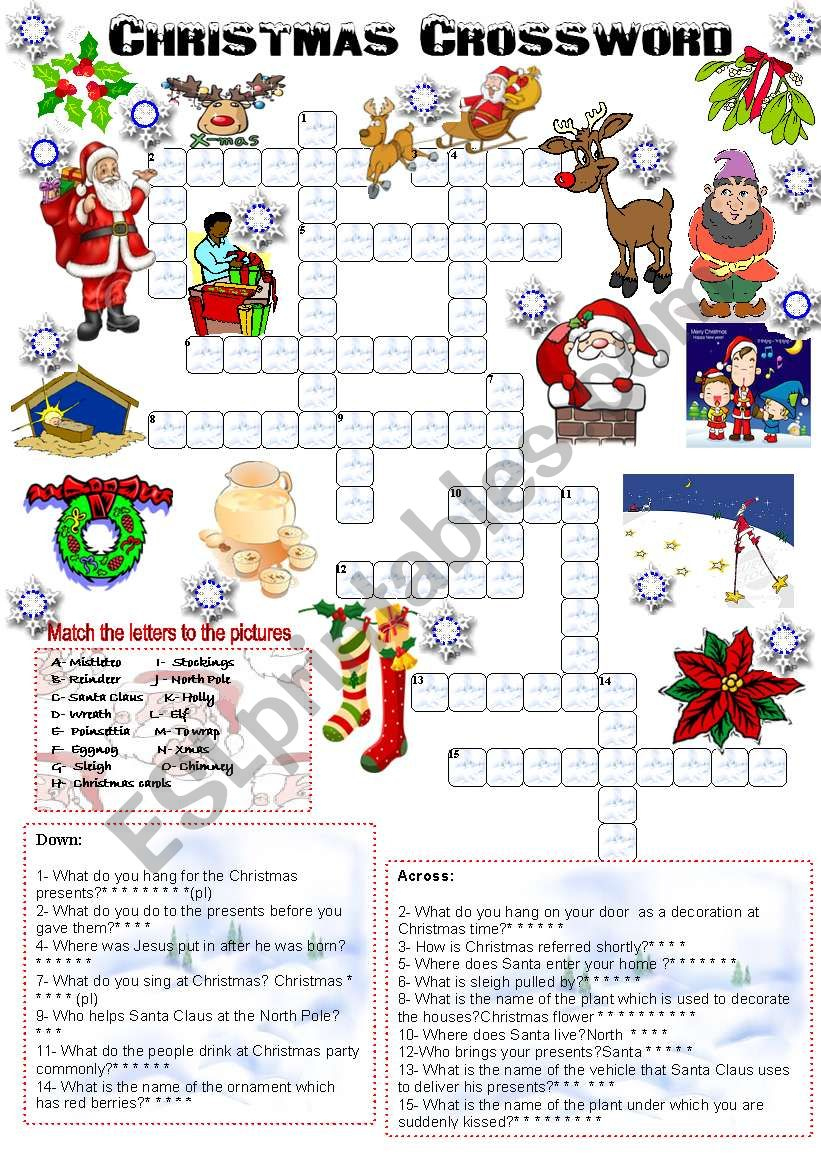christmas crossword 05 12 2008 esl worksheetemila christmas crossword puzzle worksheets answers Christmas Crossword (05.12.2008) - Esl Worksheetemila | Christmas Crossword Puzzle Worksheets Answers
