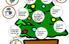 Christmas Cut And Paste – Esl Worksheetchiconattuu | Cut And Paste Christmas Worksheets