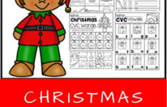 Christmas Cvc Worksheets | Christmas Cvc Words Worksheets