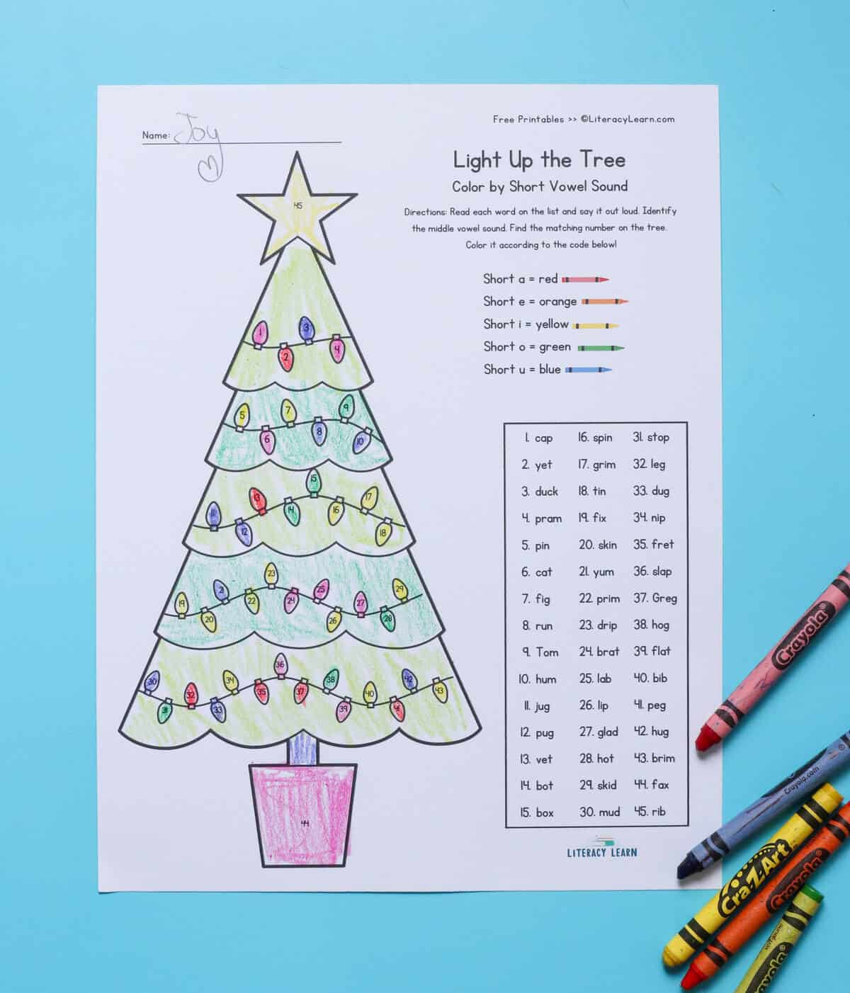 Christmas Cvc Worksheets For Kindergarten - Free Printables | Christmas Cvc Worksheets For Kindergarten