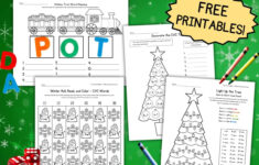 Christmas Cvc Worksheets For Kindergarten - Free Printables | Christmas Cvc Worksheets For Kindergarten
