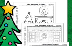 Christmas Hidden Picture Printables – Mamas Learning Corner | Christmas Hidden Picture Worksheets