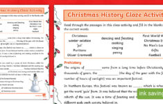 Christmas Cloze Worksheets Answers Christmas Cloze Worksheets Answers