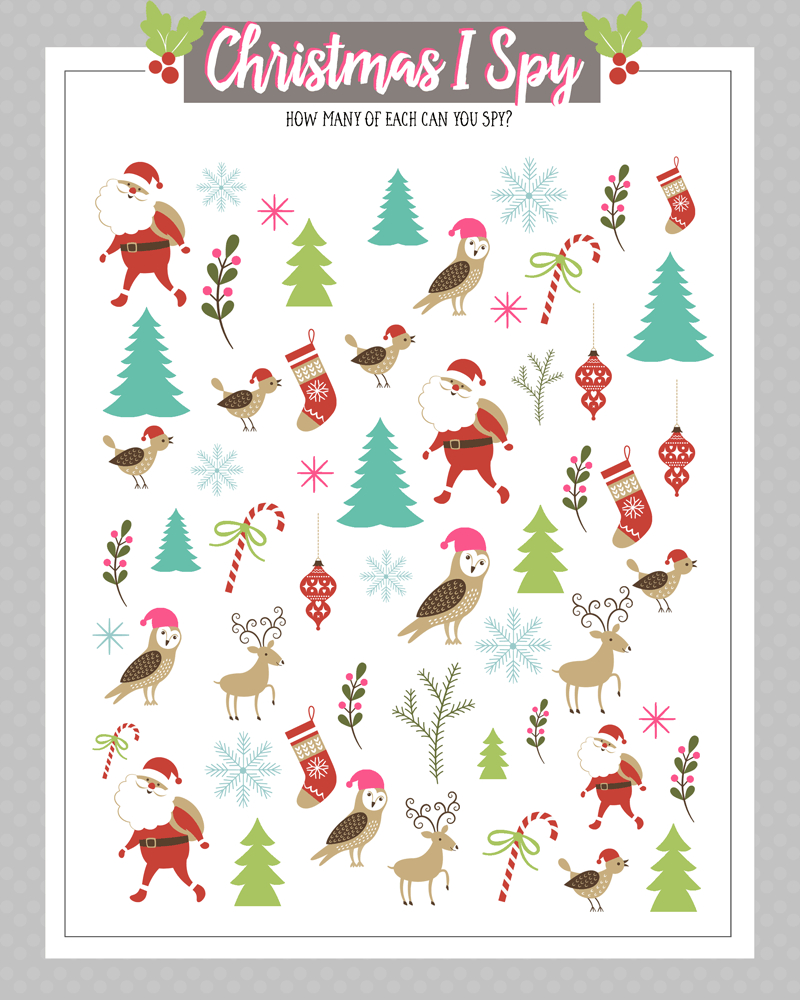 Christmas I Spy – Let&amp;#039;S Diy It All – With Kritsyn Merkley | Christmas I Spy Worksheets