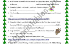 Christmas in Australia Worksheets