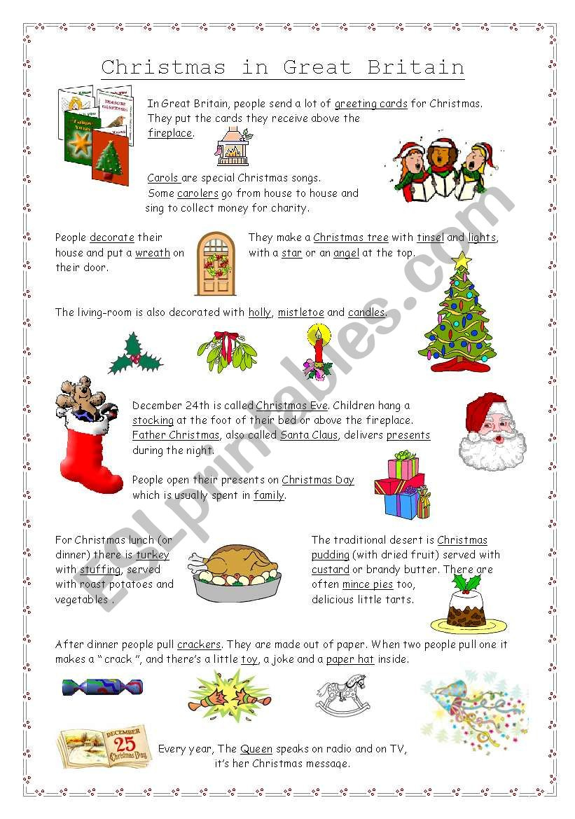 christmas in great britain esl worksheetnathalie891 christmas in britain worksheets Christmas In Great Britain - Esl Worksheetnathalie891 | Christmas In Britain Worksheets