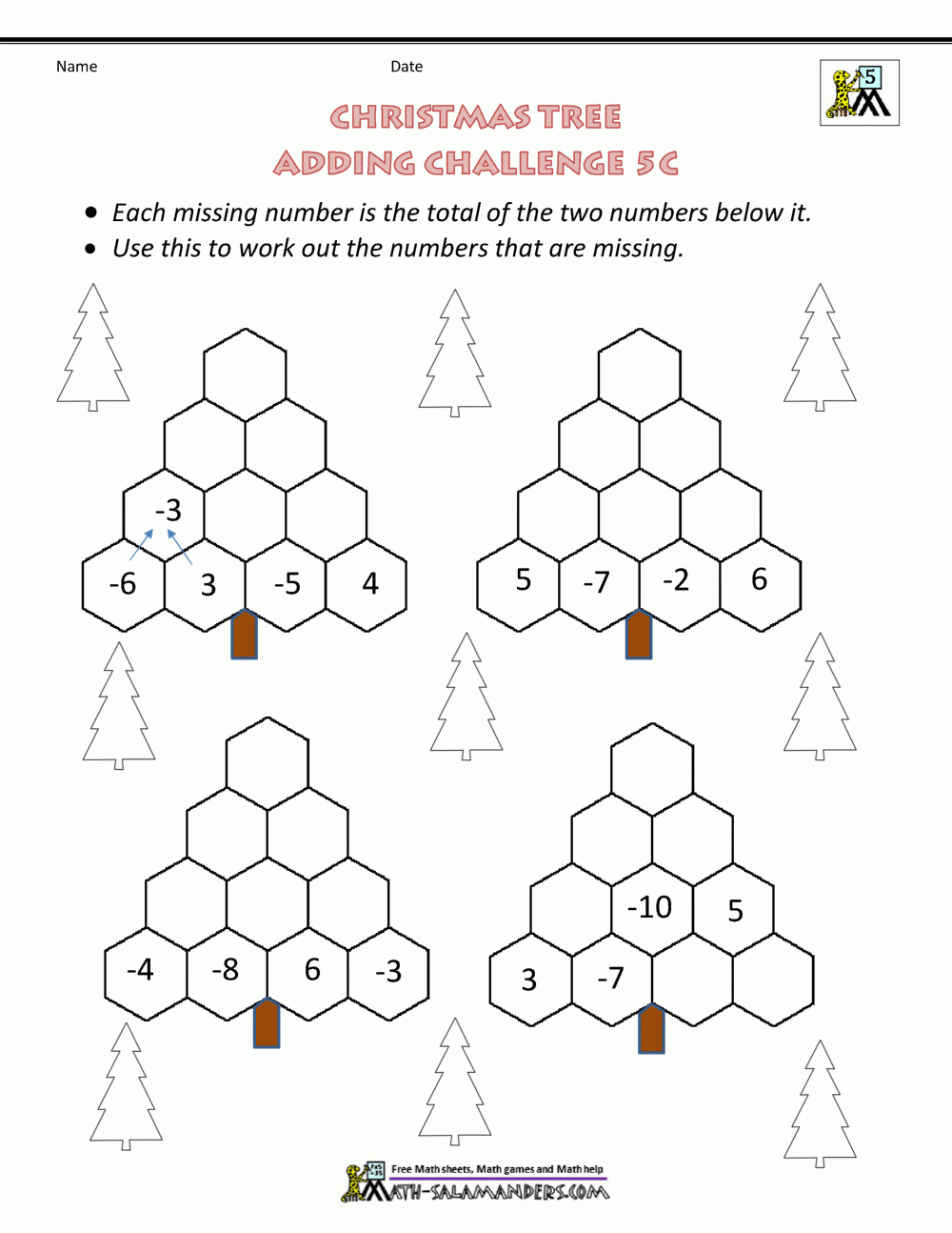 Christmas Math 5Th Grade Worksheets | Free Printable Christmas Math Worksheets 5Th Grade