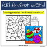 Christmas Math Coloring Pages – Subtraction Facts Mixed Color | Christmas Subtraction Coloring Worksheets