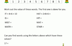 5th Grade Math Christmas Worksheets