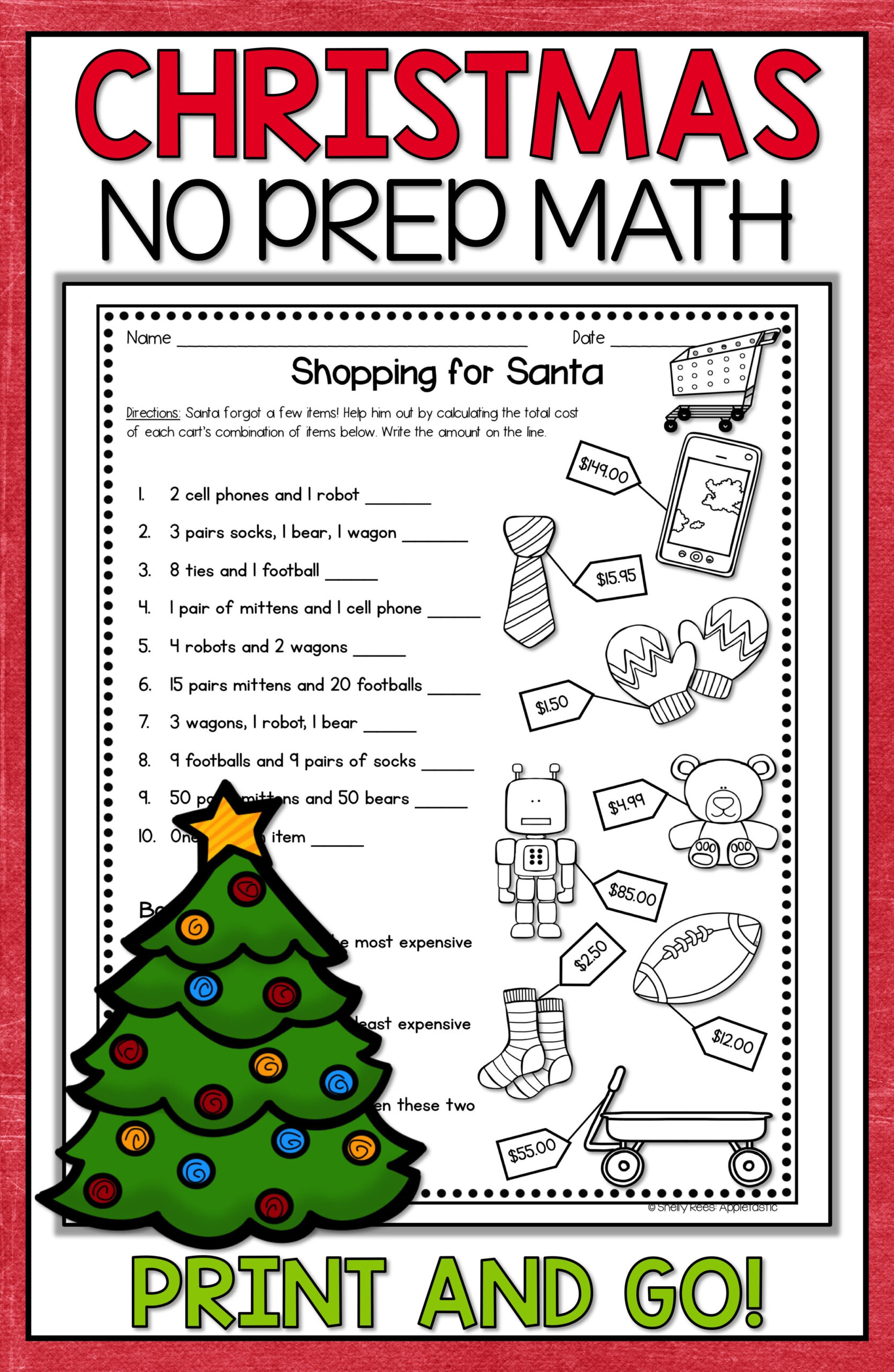 Christmas Math Worksheets | Christmas Multiplication And Division | Christmas Worksheets For 6th Graders