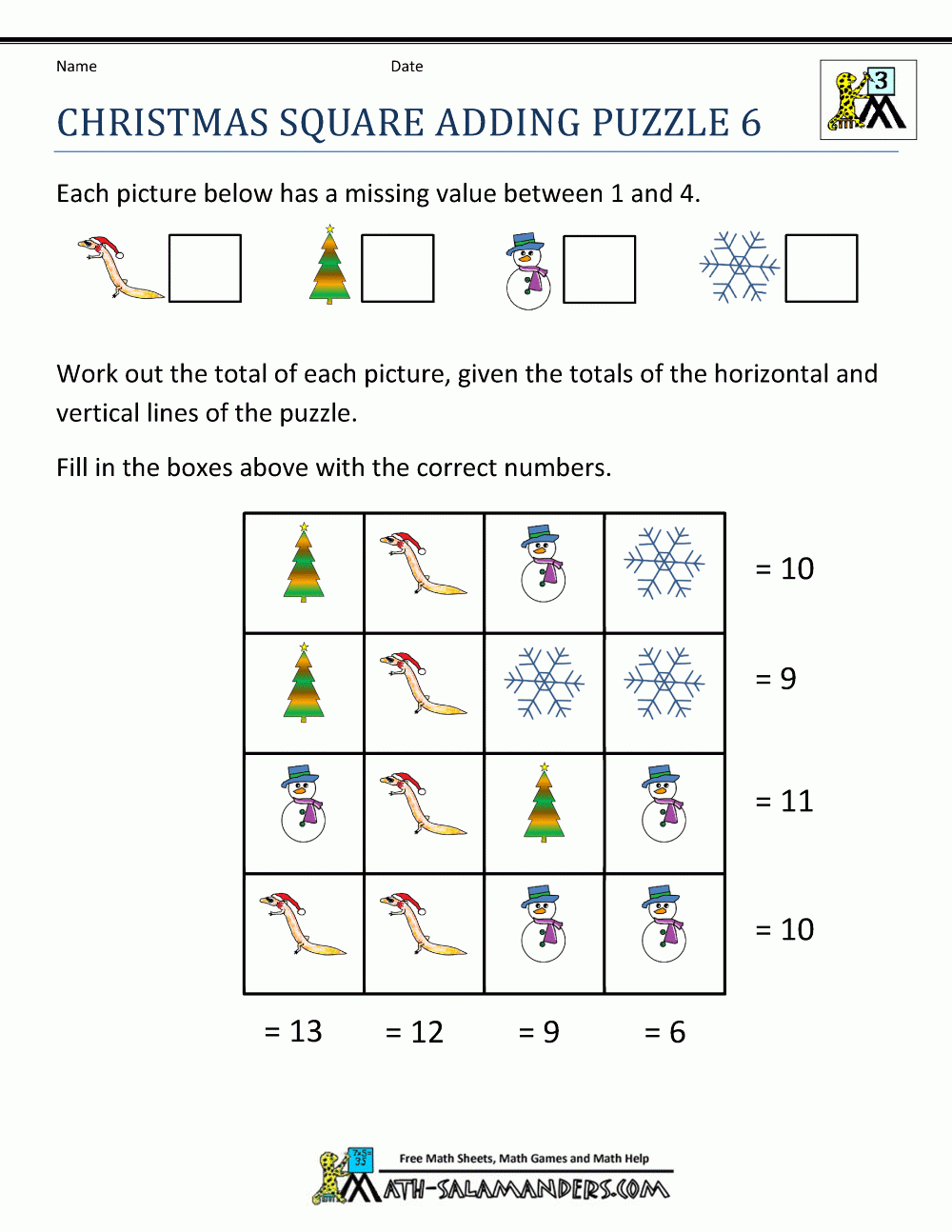 christmas math worksheets christmas worksheets for 10 year olds Christmas Math Worksheets | Christmas Worksheets For 10 Year Olds