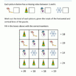 Christmas Math Worksheets | Christmas Worksheets For 6th Graders