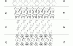 Christmas Math Worksheets For Kindergarten | Christmas Counting Worksheets For Kindergarten