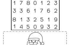 Pre-K Christmas Math Worksheets